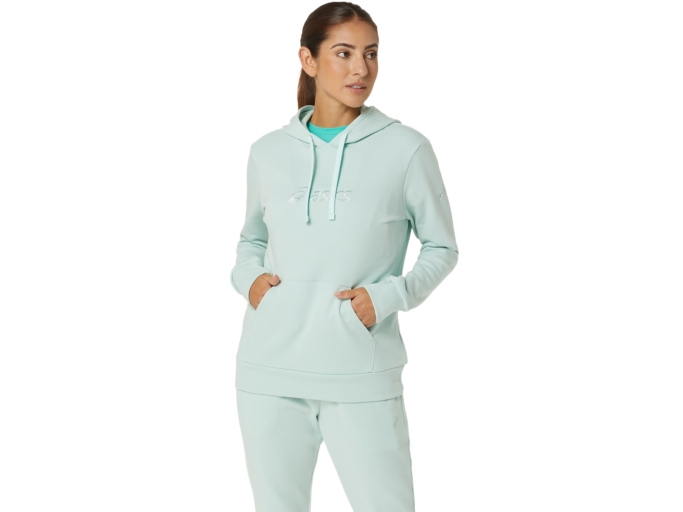 Women's FRENCH TERRY PULLOVER HOODIE | Pale Blue | Jackets, Hoodies ...