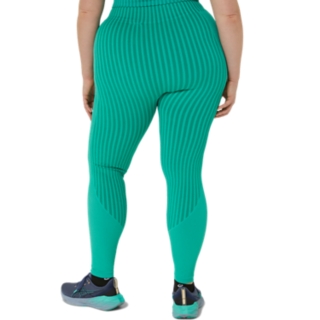 WOMEN'S FLEX SEAMLESS TIGHT, Aurora Green, Tights & Leggings