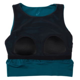 WOMEN'S FLEX BRA TOP, Rich Teal, Sports Bras