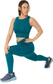 WOMEN'S FLEX BRA TOP, Rich Teal, Sports Bras