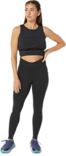 WOMEN'S FLEX TIGHT, Performance Black, Tights & Leggings