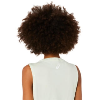 WOMEN'S ASICS SUN IN THE SKY SLOGAN MUSCLE TEE, Image 5 of 6