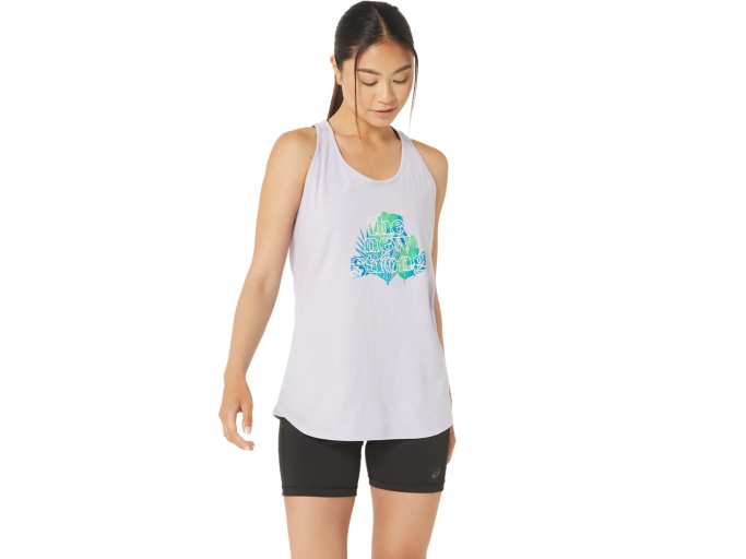 WOMEN'S ASICS THE NEW STRONG PALMS RACERBACK | Women | Dusk Violet ...