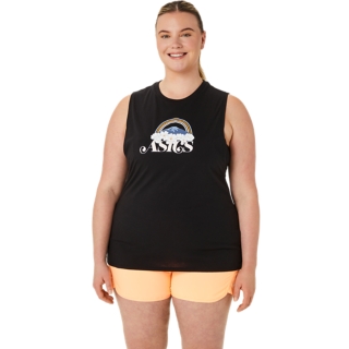 WOMEN'S TRACK BRA SHIRT, Performance Black