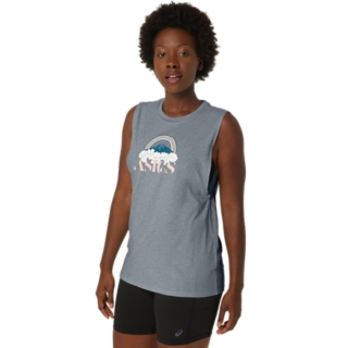 WOMEN'S ASICS YOUR ADVENTURE MUSCLE TEE, Image 3 of 6