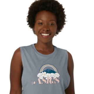 WOMEN'S ASICS YOUR ADVENTURE MUSCLE TEE, Image 5 of 6