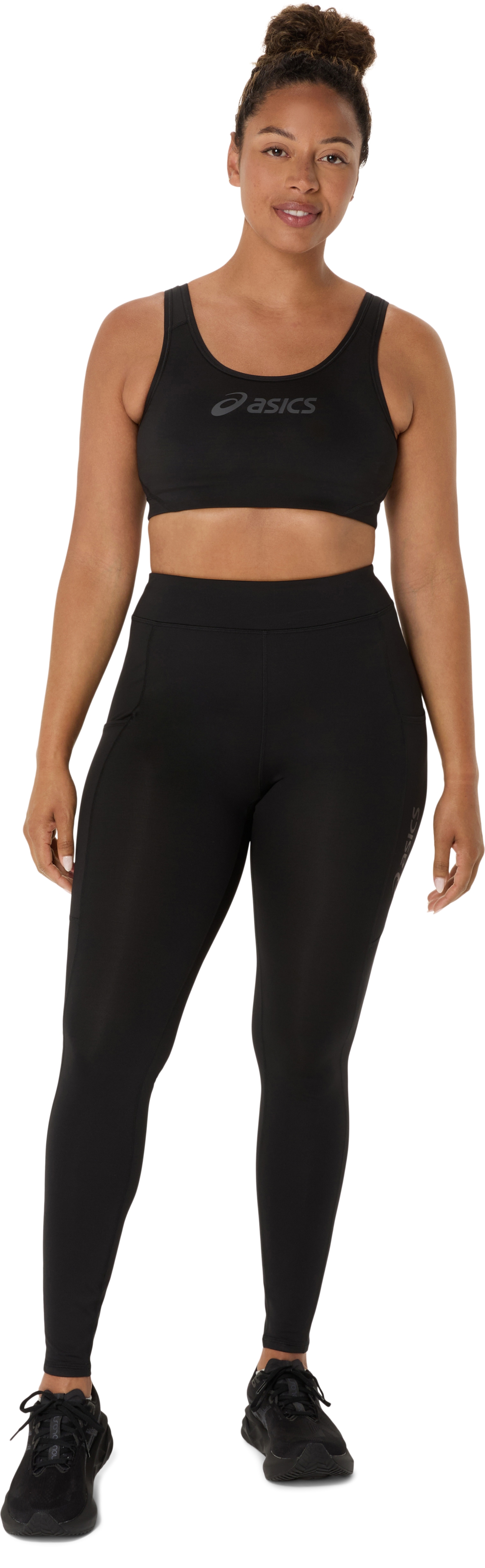 Женские спортивные бра Training Core ASICS Logo Bra, цвет: Чёрный — фото 6