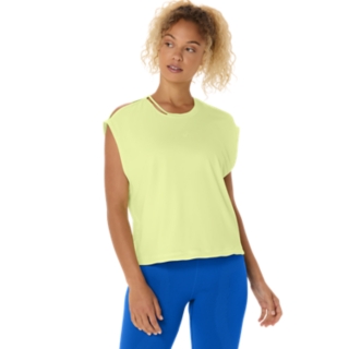 NAGINO RELAXED GRAPHIC TEE | Huddle Yellow | T-Shirts & Tops | ASICS