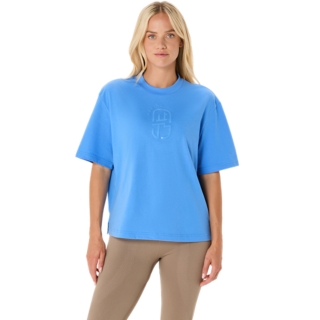 NAGINO RELAXED GRAPHIC TEE | Huddle Yellow | T-Shirts & Tops | ASICS