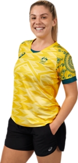 TEAM AUSTRALIA OLYMPIC REPLICA WOMEN FOOTBALL TEE, Image 3 of 8
