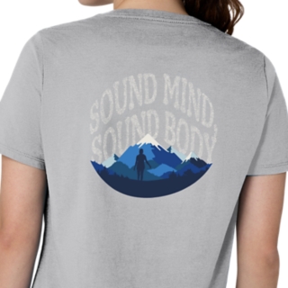 WOMEN'S ASICS NATURE V-NECK SHORT SLEEVE TEE, Image 5 of 6