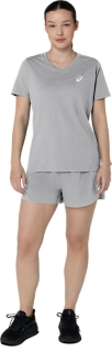 WOMEN'S ASICS NATURE V-NECK SHORT SLEEVE TEE, Image 6 of 6