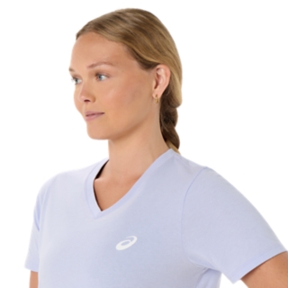 WOMEN'S ASICS NATURE V-NECK SHORT SLEEVE TEE, Image 5 of 6