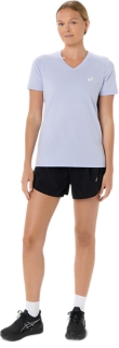 WOMEN'S ASICS NATURE V-NECK SHORT SLEEVE TEE, Image 6 of 6