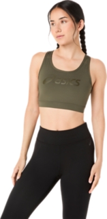 ESSENTIAL ASICS LOGO PADLESS BRA, Image 3 of 7