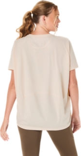 NAGINO  OVERSIZED SHORT SLEEVE TOP, Oatmeal 2