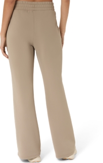 NAGINO  REFINED TEXTURE SWEAT FLARE PANT, Greige 2