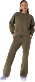 NAGINO REFINED TEXTURE SWEAT FLARE PANT, Image 6 of 7