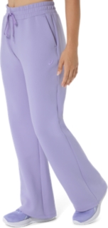 NAGINO REFINED TEXTURE SWEAT FLARE PANT, Bluebell 3