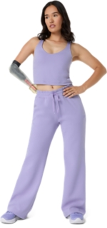 NAGINO REFINED TEXTURE SWEAT FLARE PANT, Image 6 of 7