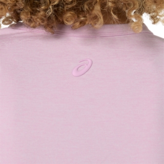 Hình 4 của 6 của Dành cho Nữ HAZY LILAC HEATHER REFINED TEXTURE SHORT SLEEVE TOP Áo Thun Nữ Thể Thao