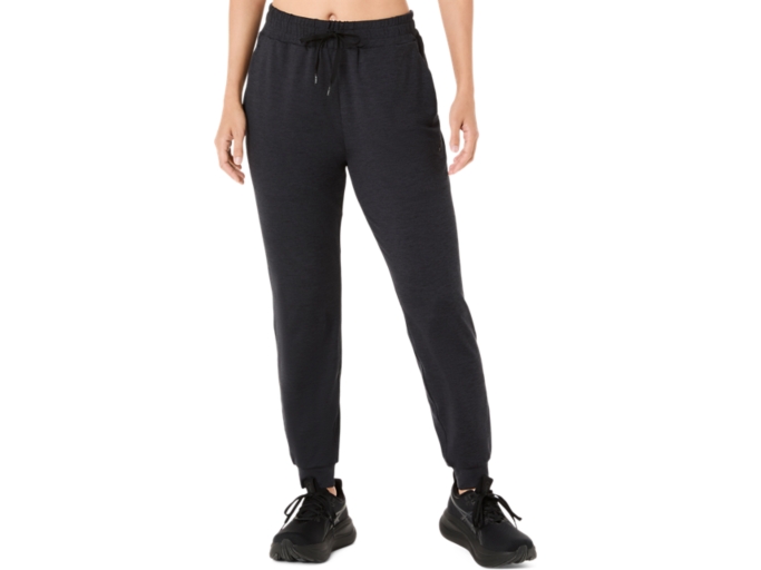 新品2026S FORME STRETCH KNIT JOGGER PANTS REFINED TEXTURE JOGGER PANT | Women | PERFORMANCE BLACK HEATHER