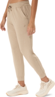 REFINED TEXTURE JOGGER PANT, Greige Heather 3