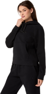 ASICS LOGO FLEECE PULLOVER HOODIE, Image 3 sur 6