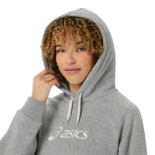 ASICS LOGO FLEECE PULLOVER HOODIE, Afbeelding 6 van 7