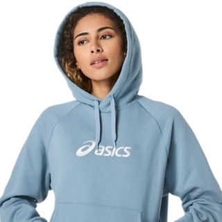 ASICS LOGO FLEECE PULLOVER HOODIE, Image 7 of 8