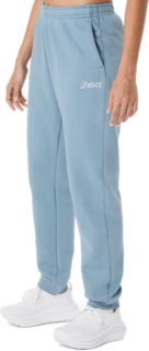 ASICS LOGO FLEECE PANT, Saba Blue 3