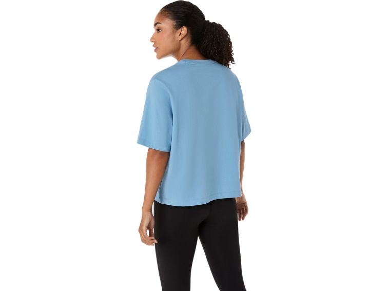 ASICS SPIRAL EMBROIDERY RELAXED TEE thumbnail