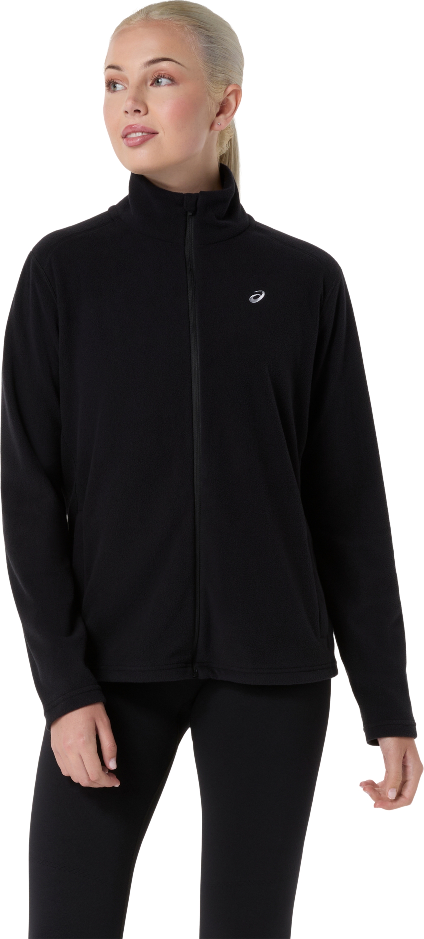 Женская куртка ASICS Sport Winter Polar Fleece, цвет: Чёрный — фото 1
