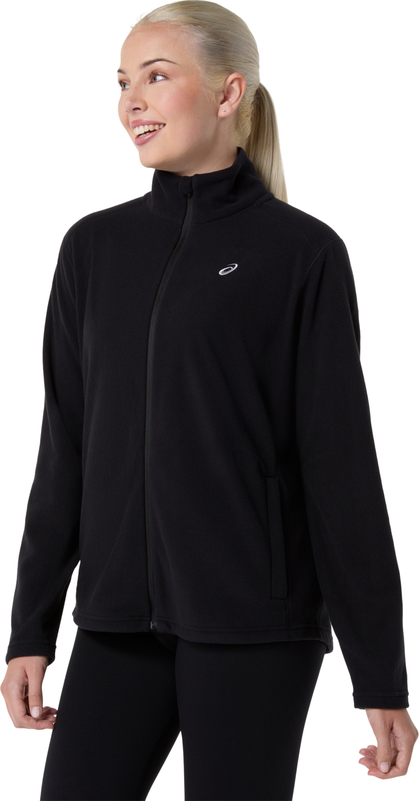 Женская куртка ASICS Sport Winter Polar Fleece, цвет: Чёрный — фото 3