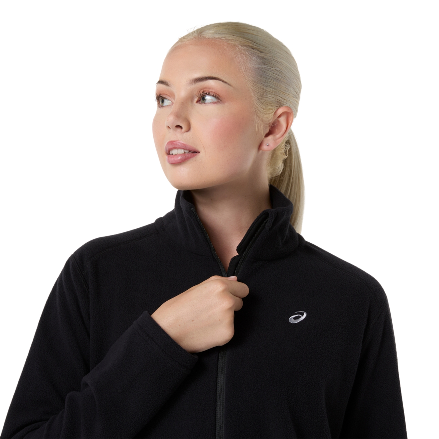 Женская куртка ASICS Sport Winter Polar Fleece, цвет: Чёрный — фото 4