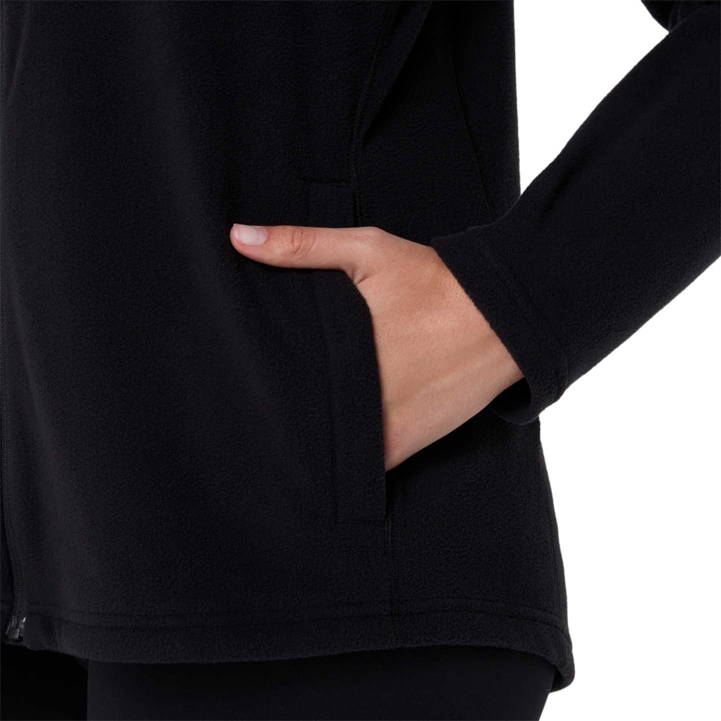 Женская куртка ASICS Sport Winter Polar Fleece, цвет: Чёрный — фото 5