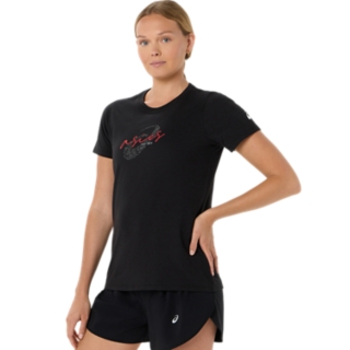 WOMEN'S ASICS 1977 TEE, Performance Black 3