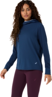 ACTIADAPT PACKABLE LONG SLEEVE HOODIE, Independence Blue 3