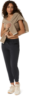 REFINED TEXTURE FLEECE HALF ZIP LS TOP