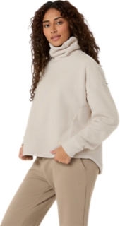 NAGINO REFINED TEXTURE FLEECE TOP, Image 3 of 7