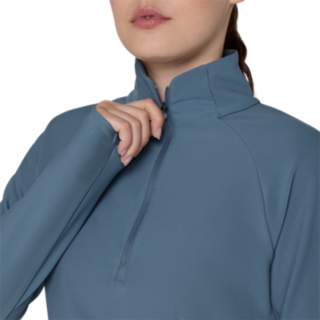 WOMEN'S RIB HALF ZIP, Image 5 of 8