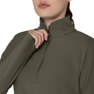 WOMEN'S RIB HALF ZIP, Image 5 of 8