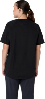 WOMEN'S OVERSIZED TRAIN TEE, Performance Black 2