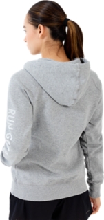 GCM26 FLEECE ZIP THRU HOODIE , Heather Grey 2