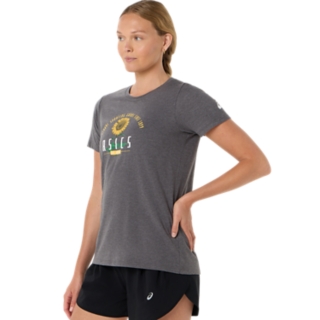 WOMEN'S ASICS GSG 77 SUNFLOWER TEE, Image 3 of 6