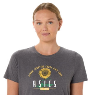 WOMEN'S ASICS GSG 77 SUNFLOWER TEE, Image 4 of 6