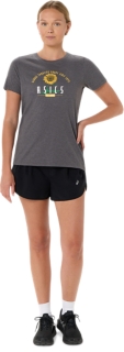 WOMEN'S ASICS GSG 77 SUNFLOWER TEE, Image 6 of 6