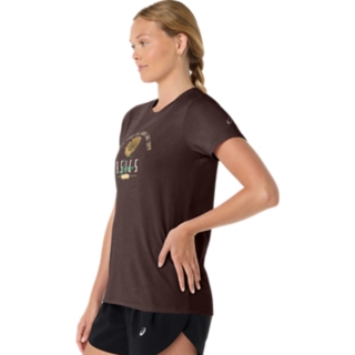 WOMEN'S ASICS GSG 77 SUNFLOWER TEE, Image 3 of 6