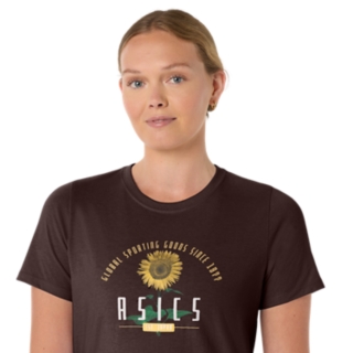 WOMEN'S ASICS GSG 77 SUNFLOWER TEE, Image 4 of 6