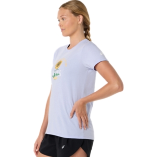 WOMEN'S ASICS GSG 77 SUNFLOWER TEE, Image 3 of 6